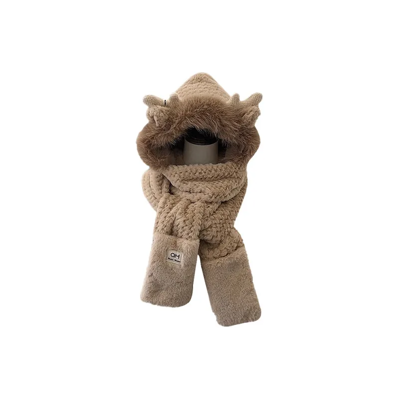Yi Bu Kang Faux Rabbit Fur Berets Unisex-0