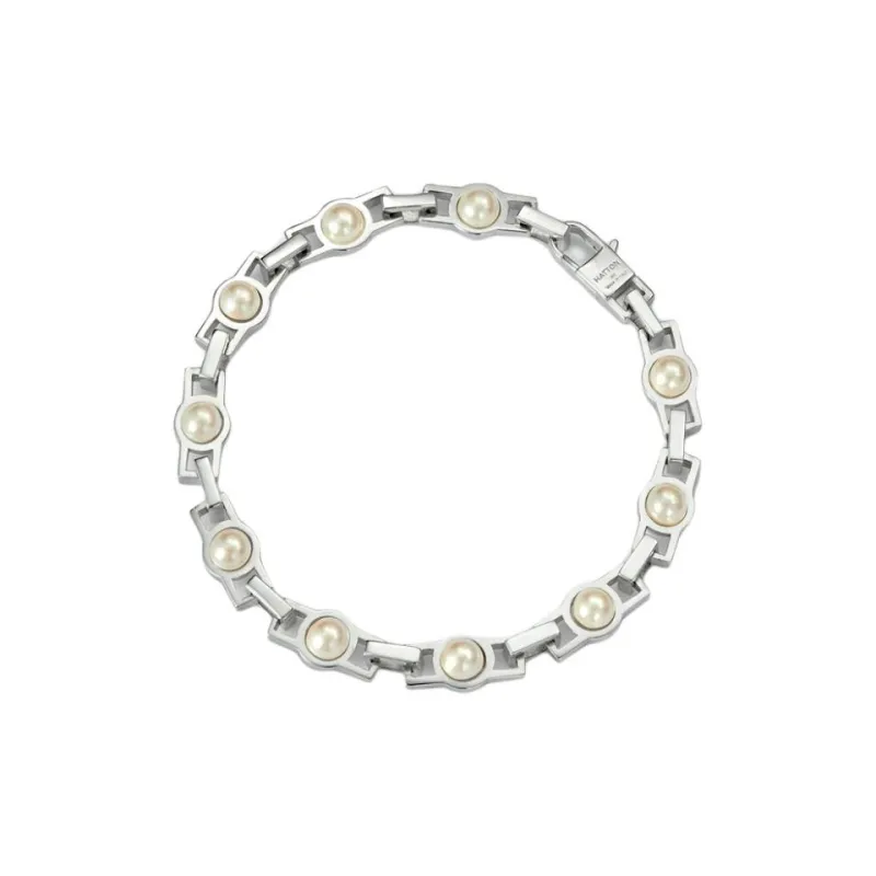 Hatton Labs 925 Sterling Silver Bracelets Unisex Silver-0