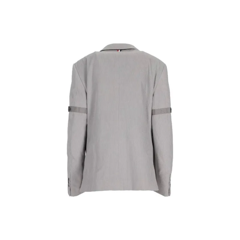 THOM BROWNE Single Breasted Tailored Blazer-1