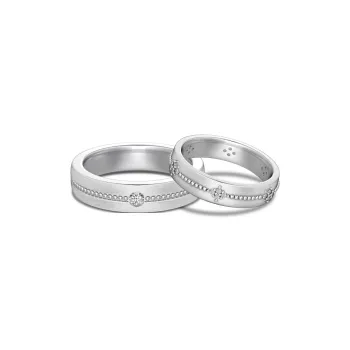 KAILEIFU S925 Silver Rings Unisex Silver
