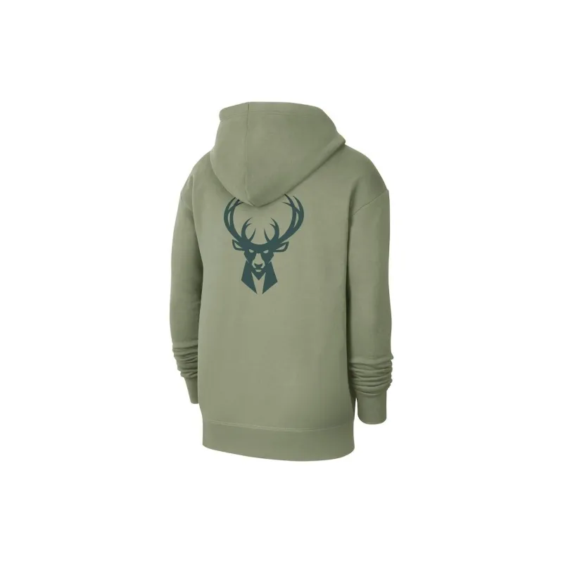 NBA Jordan Milwaukee Bucks Statement Sweatshirt Men's Green-1