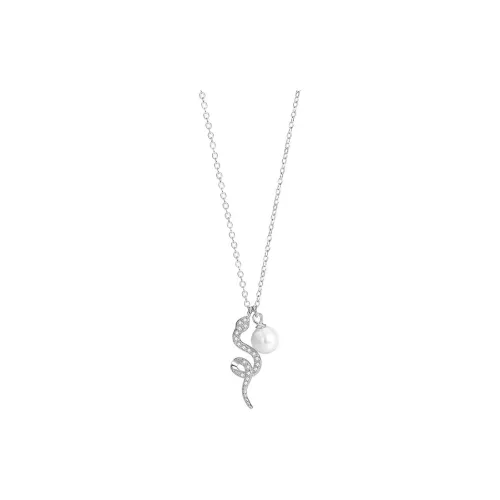 Heart Grass S925 Silver Necklaces Women's