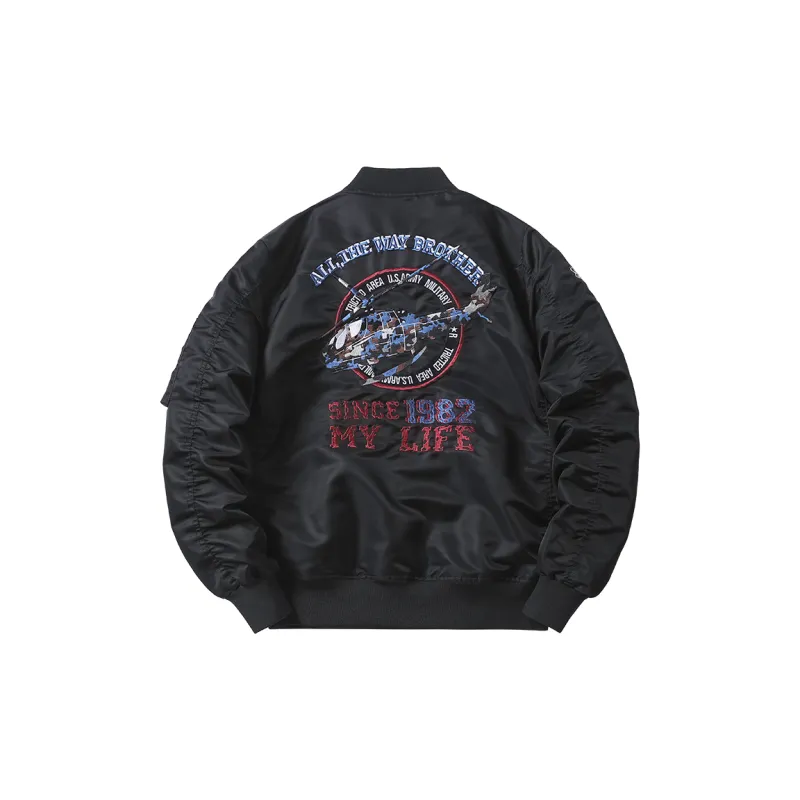 TREK&TRAVEL Baseball Jacket Unisex-1
