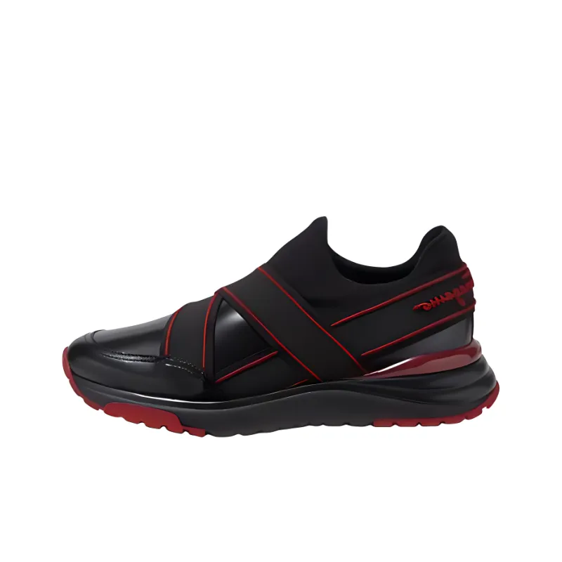 FERRAGAMO Studio Low Top Casual Shoes Men's Black-0