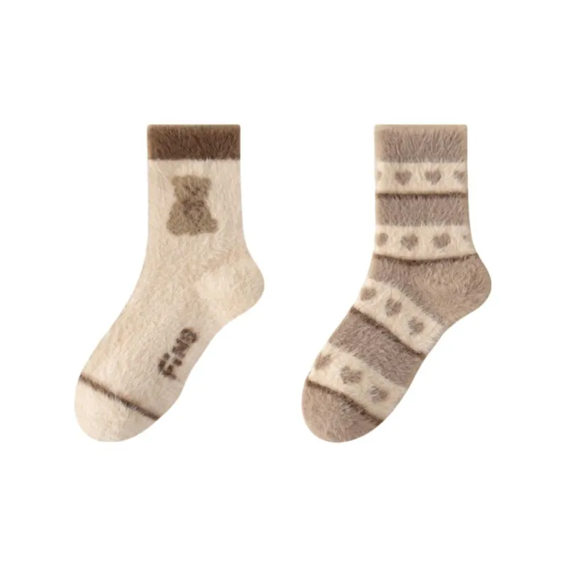 MIIOW Mid Calf Socks Women's Combo Set-8