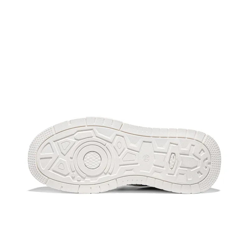 Warrior Casual Shoes Warm Cushioning And Wear Resistant Low Top Skateboard Shoes Men's Beige Black-3