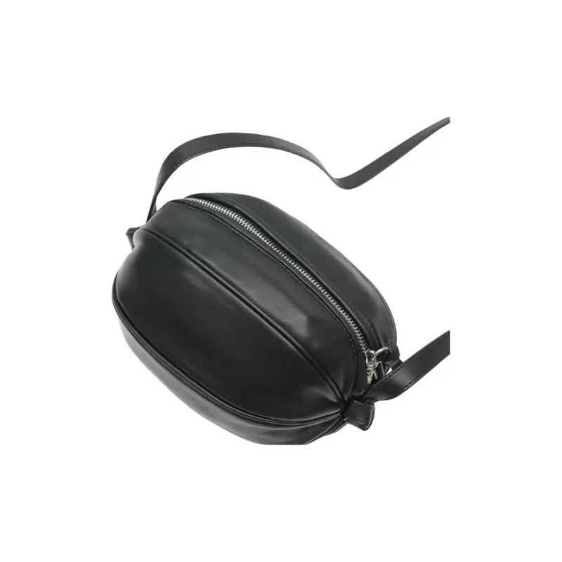 Hereu Leather Shoulder Bag Crossbody Bag Men's Black-1