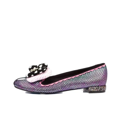 IRREGULAR CHOICE Sample Iridescent Minnie Casual Single Shoes Women's Purple Black
