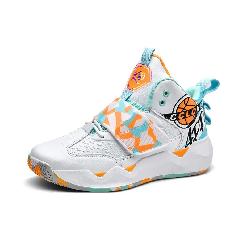 FIRS Kids Cushioning, Abrasion Resistant, And Resilient Properties Children's Basketball Shoes Teenagers-9