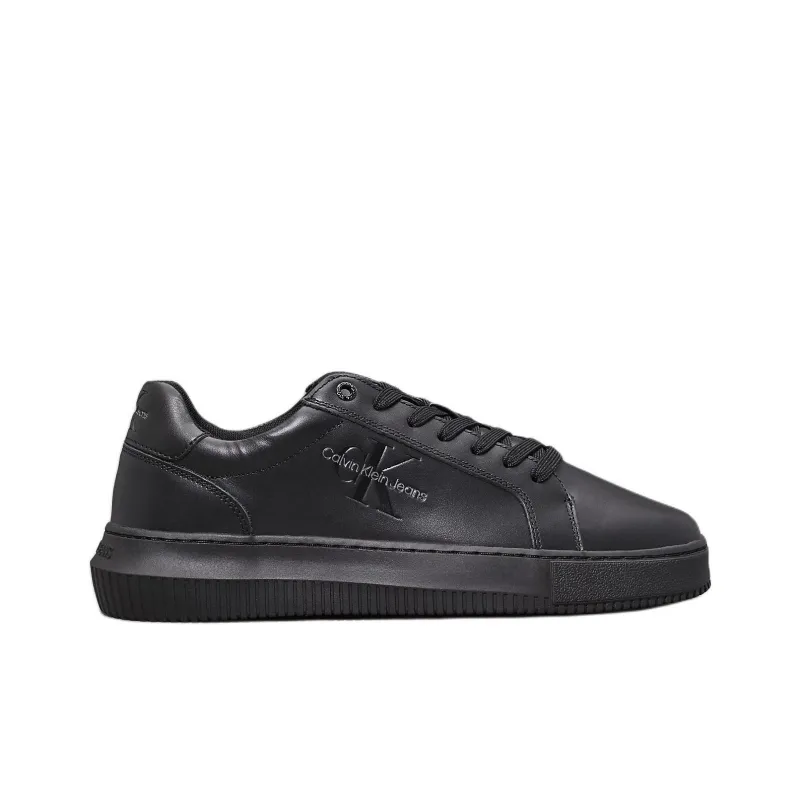 CKJ CALVIN KLEIN JEANS Low Top Skateboard Shoes Men's Black-1
