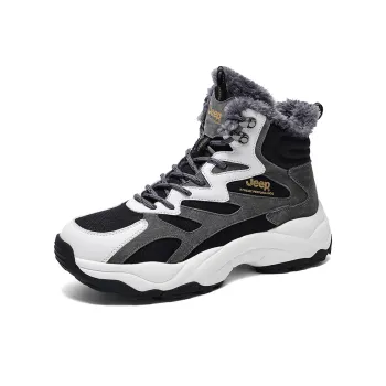 Jeep Slip Resistant Waterproof Mid Top Hiking Shoes Men's