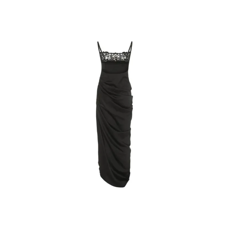 Jacquemus Long Asymmetric Lingerie Dress-1