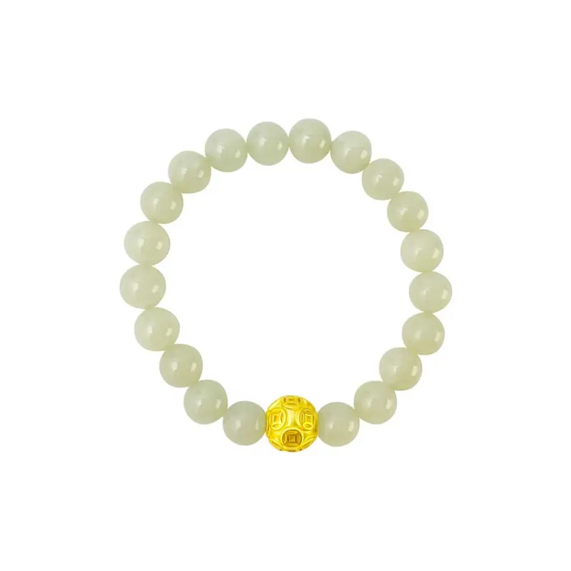 Love Hetian Jade Bracelets White Jade Women's-0
