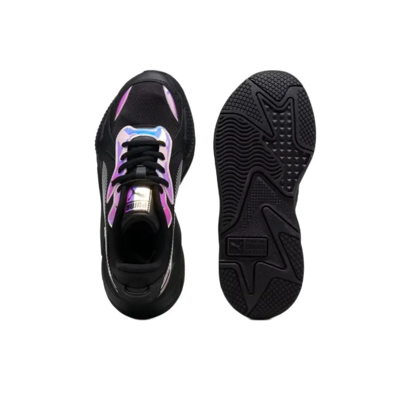 PUMA RS X Anti Slip Wear Resistant Low Top Casual Shoes Women's Black-3
