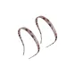 2 Pcs U-Shaped Glass Headband, Transparent