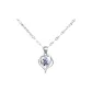 Lucky Four-Leaf Clover Necklace[Carved Chain]Moissanite