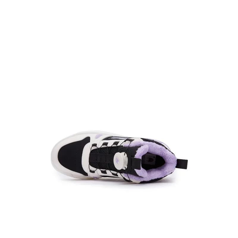 Champion Kids Slip Resistant, Abrasion Resistant, Quick Dry High Top Kids' Skateboarding Shoes Black Purple Kids'-2