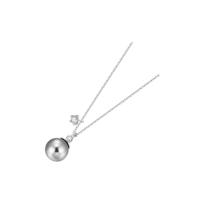 Misongma 925 Sterling Silver Shell Pearl Necklaces Women's-1
