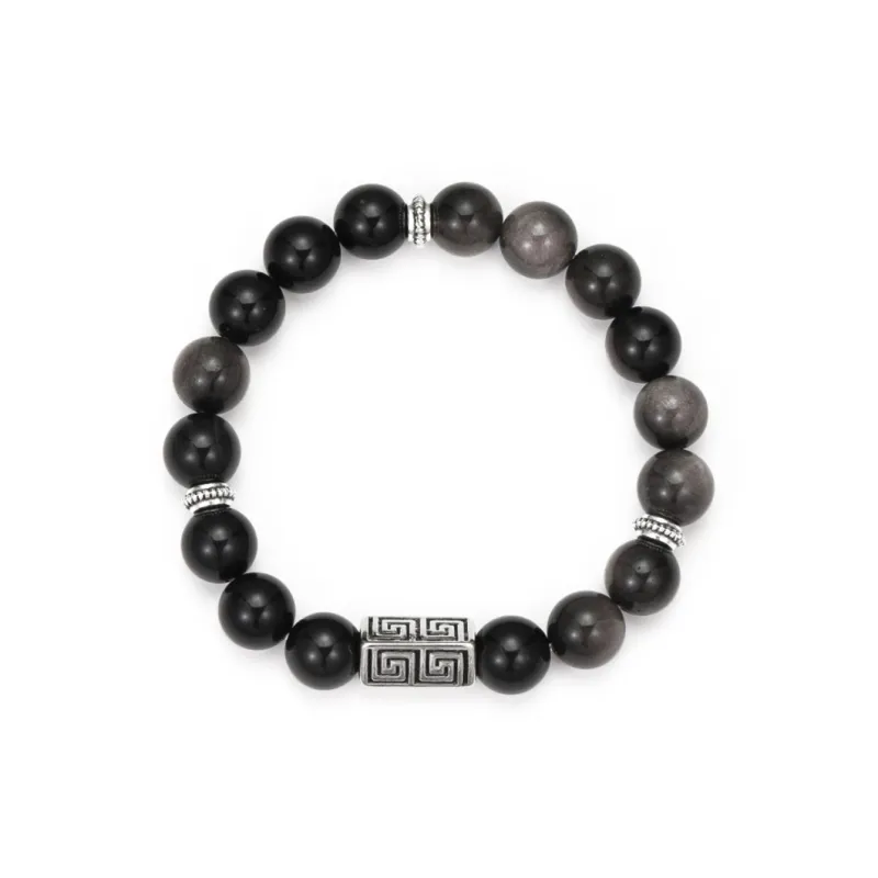 Baozhi Obsidian Obsidian Bracelets Unisex-7