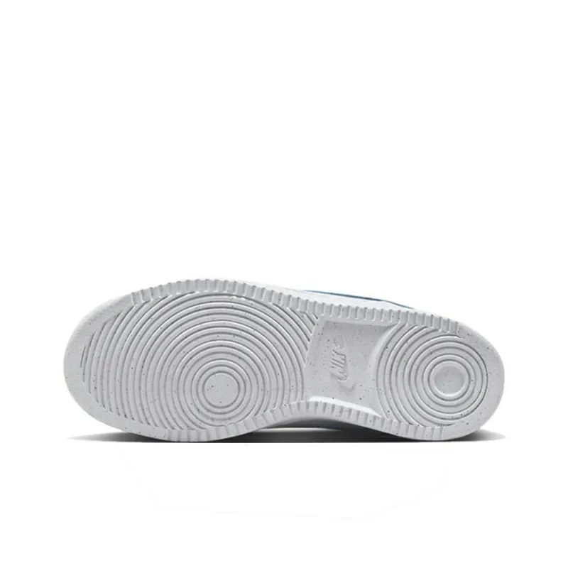Nike Court Vision Cushioned Slip Resistant Low Top Kids Lifestyle Shoes White Teenagers-4