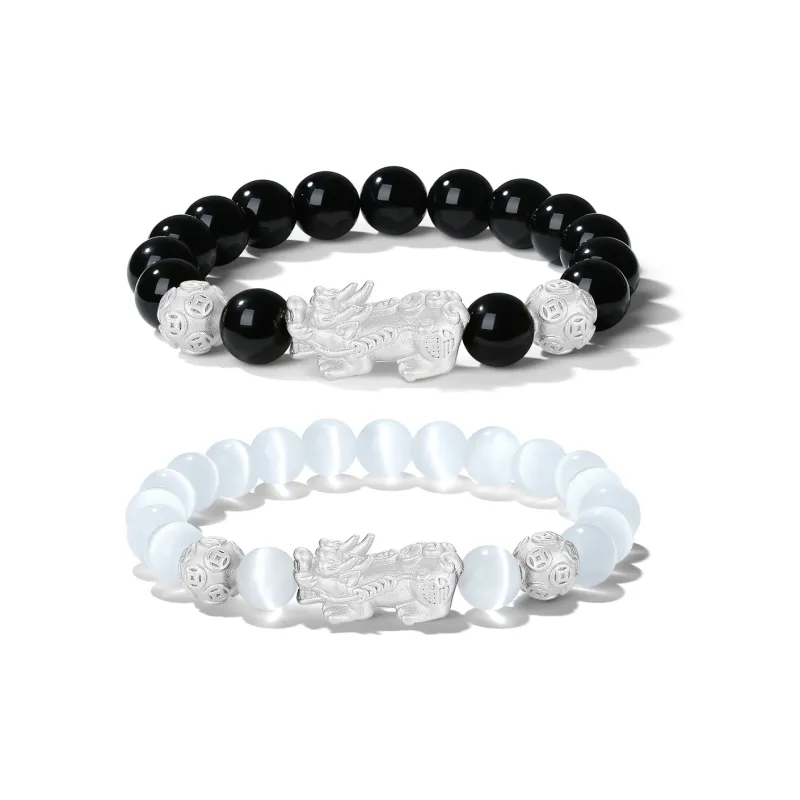 PUTUOSHANWENCHUANG Agate Bracelets Unisex-8