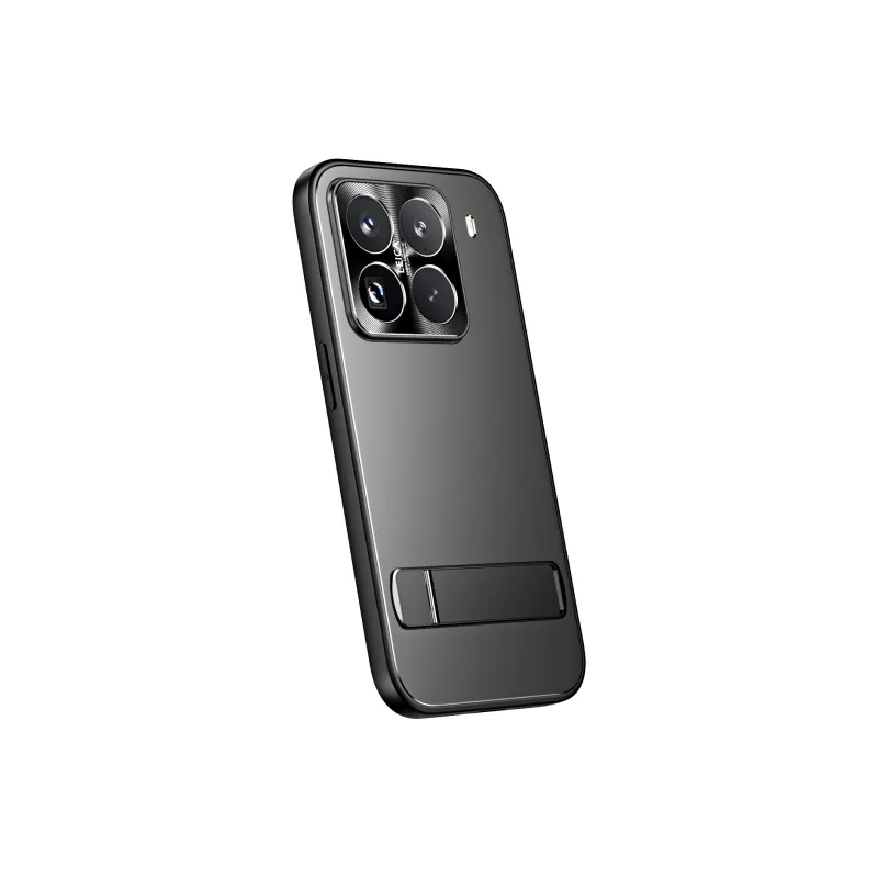 ZHUOJI Matte Material Aurora Invisible Stand Case Phone Case Compatible With Xiaomi 15 Pro/15-0