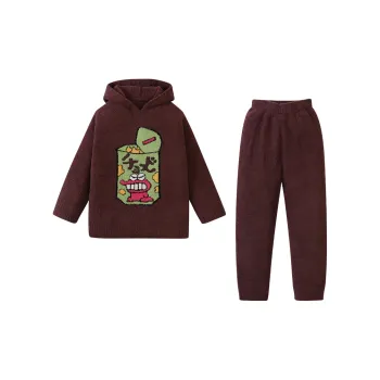 QINZUIMAO Pajama Set Women's Chocolate