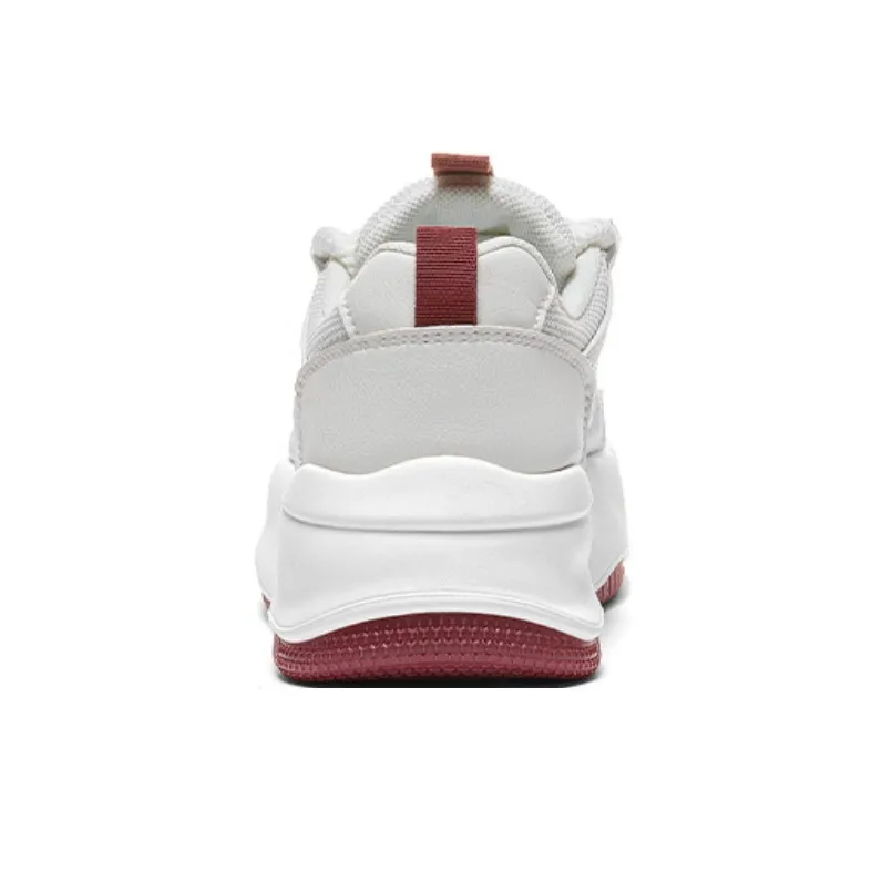 Warrior Slip Resistant, Lightweight, Breathable, Height Increasing Low Top Skateboard Shoes Women's Plum Burgundy-2