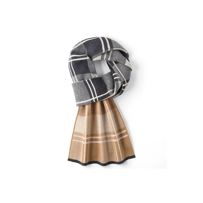 CARDANRO Wool Knit Scarves Women's-5