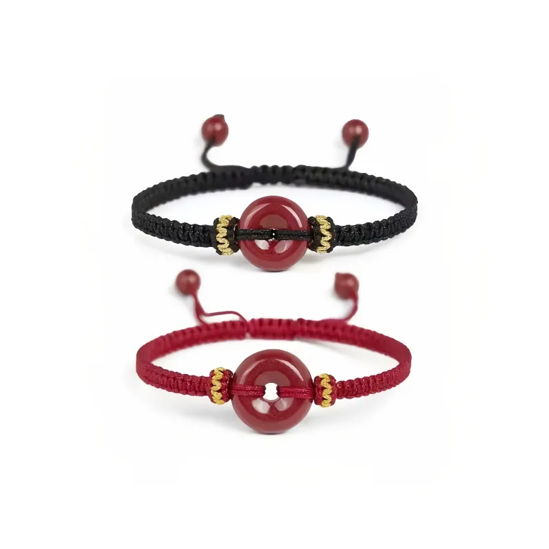 CUIYIN Cinnabar Bracelets Unisex-12