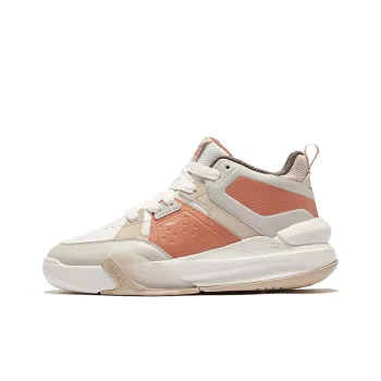 Erke Awakening 2 Wear Resistant Slip Resistant Low Top Skateboard Shoes Women's Microcrystal White Coral Orange