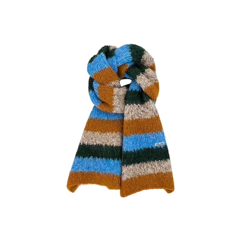 Yalu Polyester Knit Scarves Unisex Gift Box Set-7