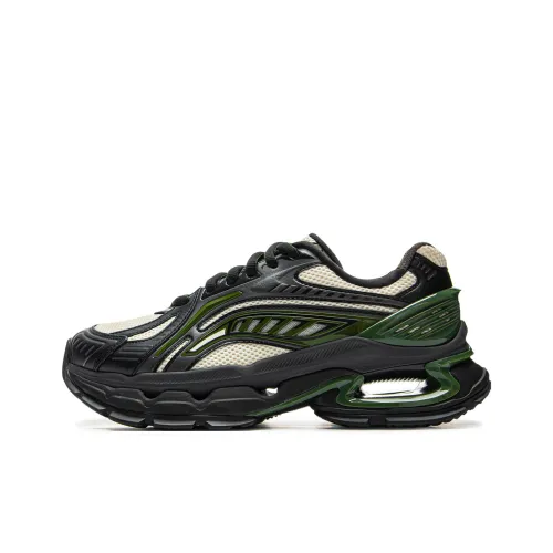 LiNing Furious Rider BOW Support Wear Resistant Slip Resistant Low Top Casual Shoes Men's Black Beige Green