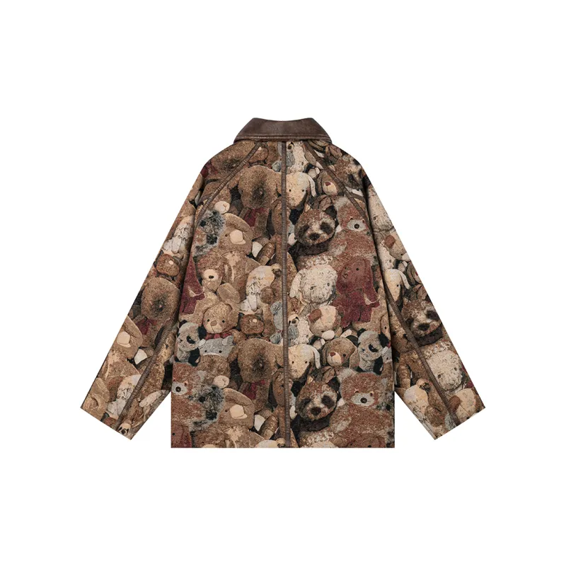 UOOYAA Jackets & Coats Women's Print-1