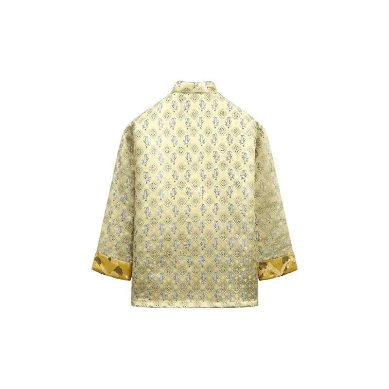 XUANSHENG Puffer Jacket Men's Yellow-1