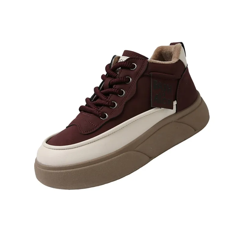 Wooden Rabbit Abrasion Resistant Thermal Mid Top Casual Shoes Women's-7