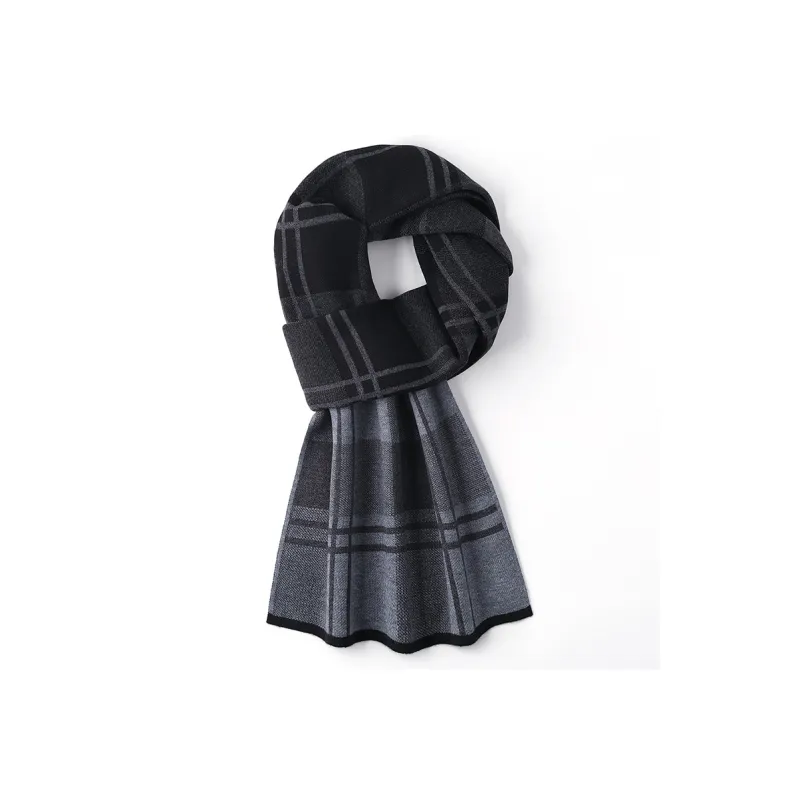 CARDANRO Wool Knit Scarves Women's-3