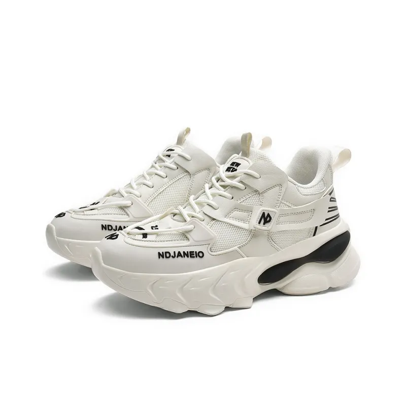 Boogie Bear Cushioning Anti-Slip And Wear-Resistant Height Increasing Chunky Sneakers Men's-6