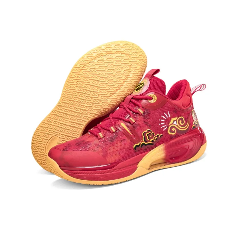 ANDEZHANMUSI Cushioning Anti-Slip And Wear-Resistant Breathable Coverage High-Top Basketball Shoes Men's-4