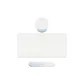 [Rinne White Set of 3]Mouse Pad+Massage Wrist Rest Mouse Pad+Mouse Hand Rest Pad