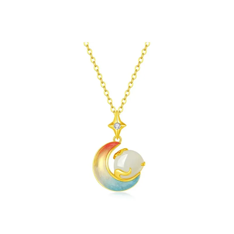 CHIEMOT Chalcedony Necklaces Women's-0