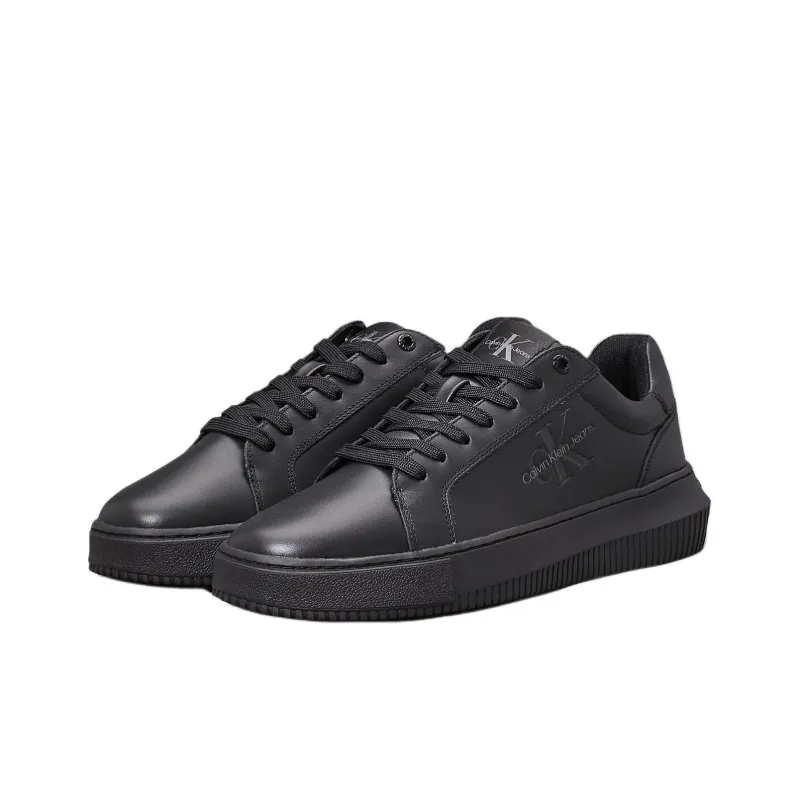 CKJ CALVIN KLEIN JEANS Low Top Skateboard Shoes Men's Black-2