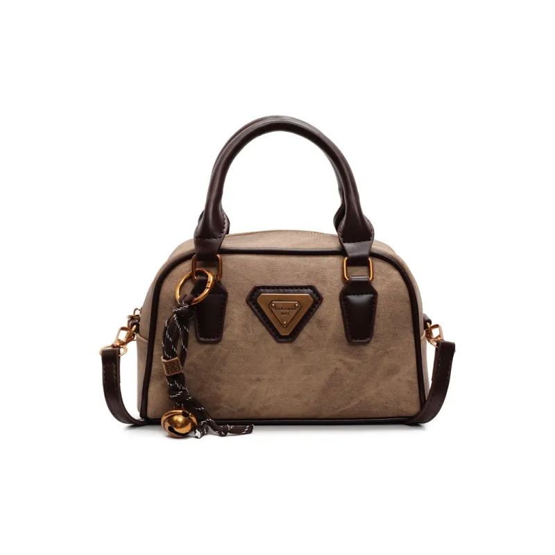 Versman PU Large Capacity Small Square Bag Boston Bag Handbag Shoulder Bag Regular Women's Multicolor-11