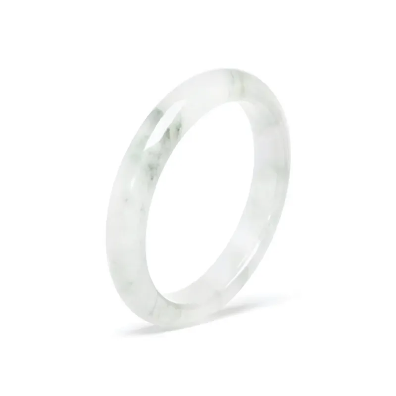 Artisan Lock Heart Jade Tianshan Jade Bangles Women's-0