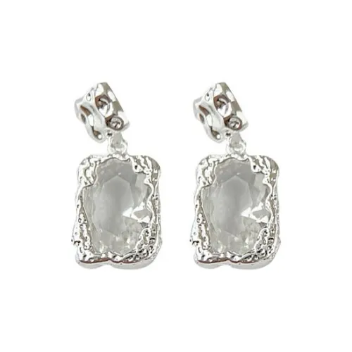 DAN DREAM S925 Silver Stud Earrings Women's