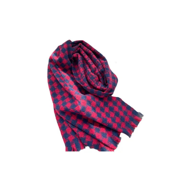 EEEENO Polyester Knit Scarves Unisex-8