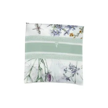 DIOR Silk Scarves Women's Light Green