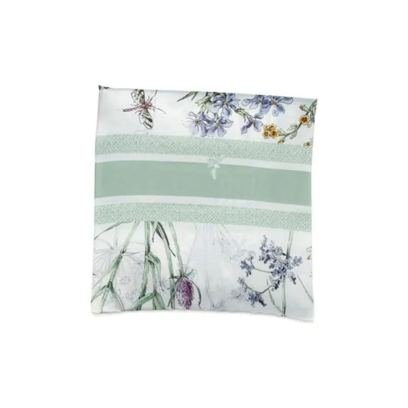 DIOR Silk Scarves Women's Light Green-0