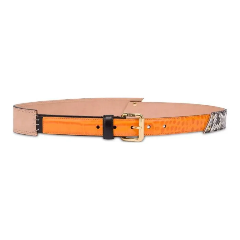 MOSCHINO Patchwork Belt-0