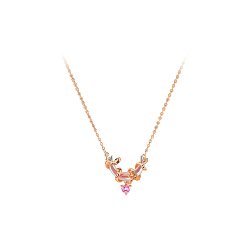 Qing Yi 925 Sterling Silver Necklaces Women's-5